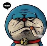 直爽蓝色的微笑头像
