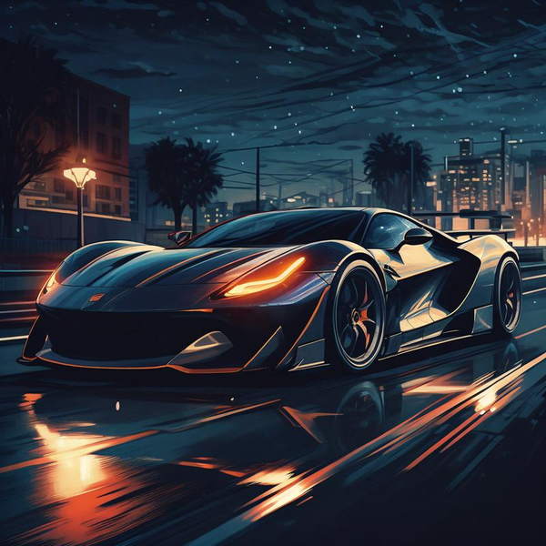 灵隆来论车头像