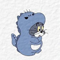 骑扫帚的胖虎头像