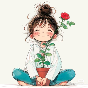蒽蒽种花头像
