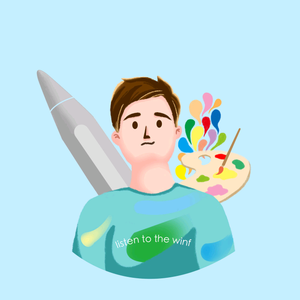 插画师听风的画头像