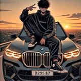 孤独的行走的狼头像