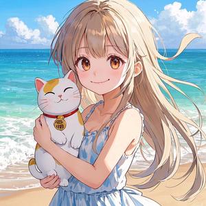 招财喵团子头像