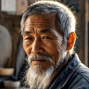 睁眼看社会的大叔头像