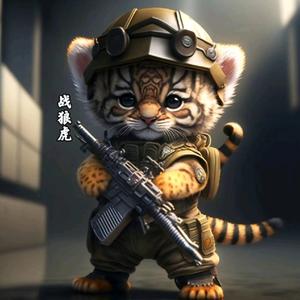 开朗的战狼虎头像