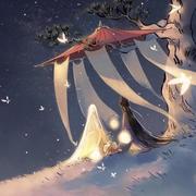 星空灯下的个人资料头像