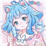 流水天使头像