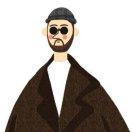 前端一只狗的个人资料头像