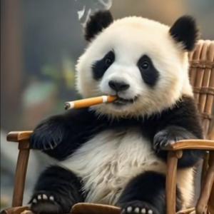 熊猫大大和熊猫小小头像